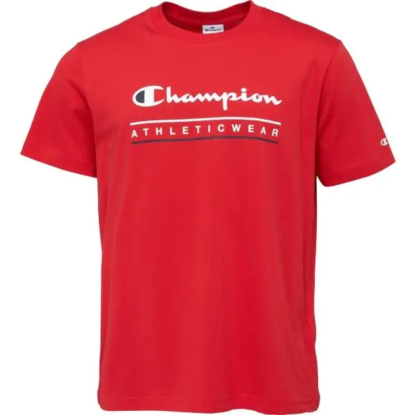 Champion Champion LEGACY Мъжка тениска, червено, размер