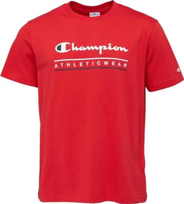 Champion Champion LEGACY Мъжка тениска, червено, размер