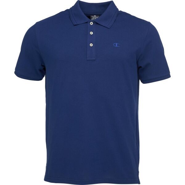 Champion Champion LEGACY Мъжка тениска с якичка, тъмносин, размер