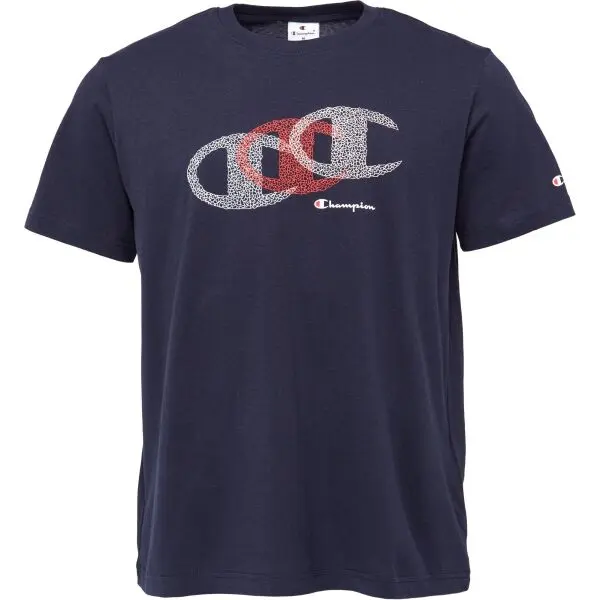 Champion Champion LEGACY Мъжка тениска, тъмносин, размер