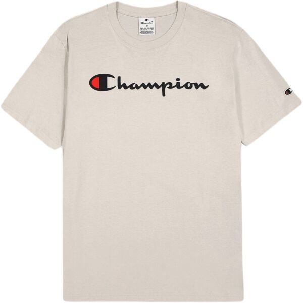 Champion Champion SCRIPT SHOP Мъжка тениска, бежово, размер