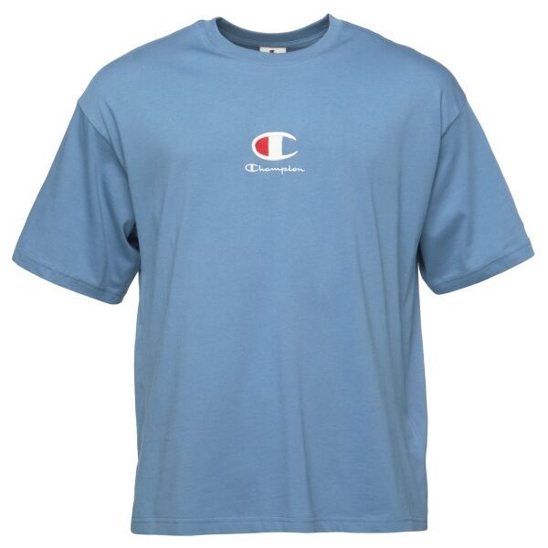 Champion Champion SCRIPT SHOP Мъжка тениска, светлосиньо, размер