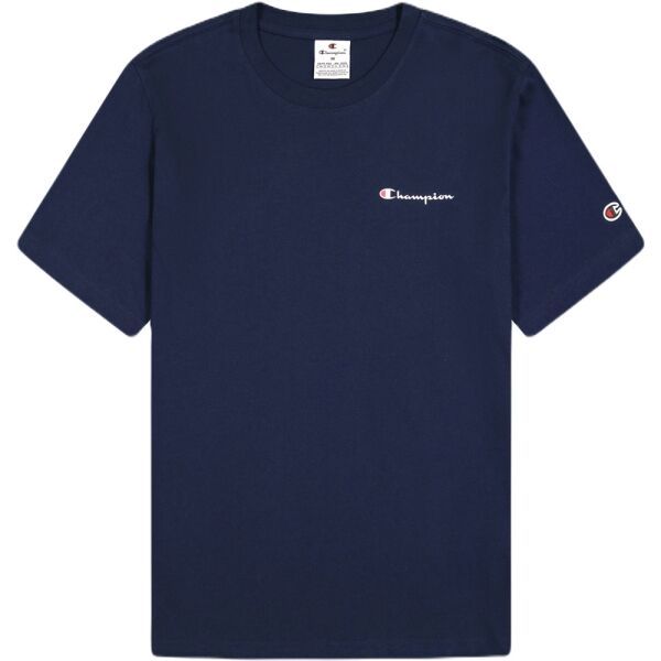 Champion Champion SCRIPT SHOP Мъжка тениска, тъмносин, размер