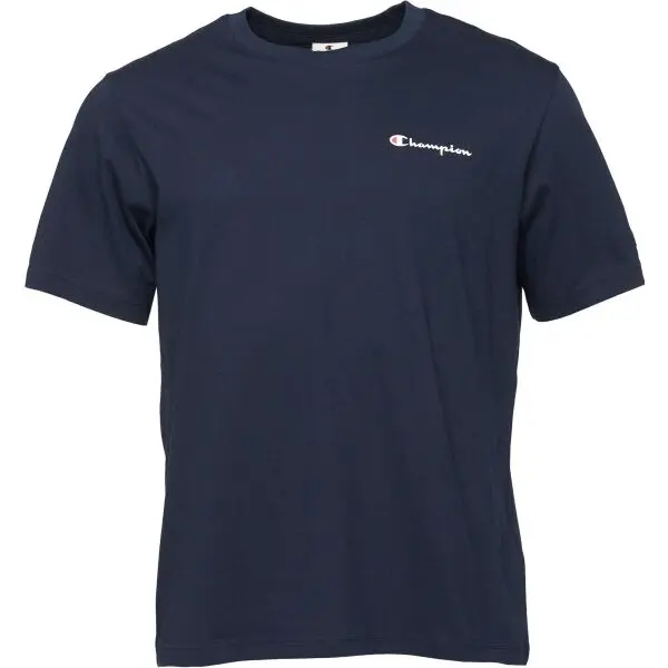 Champion Champion SCRIPT SHOP Мъжка тениска, тъмносин, размер