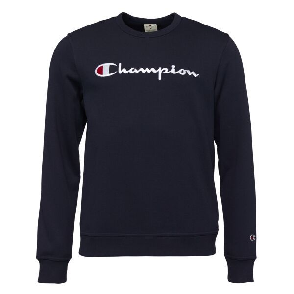 Champion Champion SCRIPT SHOP Мъжки суитшърт, тъмносин, размер