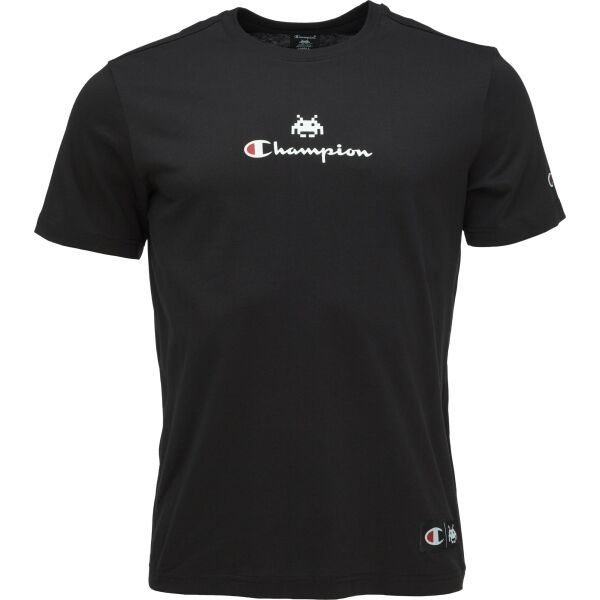 Champion Champion SPACE INVADERS Мъжка тениска, черно, размер