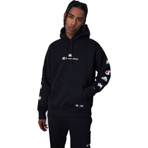 Champion Champion SPACE INVADERS Мъжки суитшърт, черно, размер