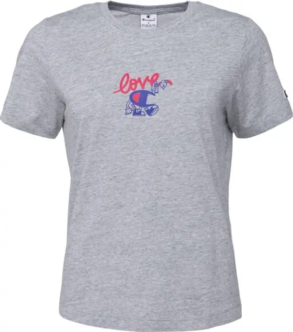 Champion Champion SS TEE Дамска тениска, сиво, размер