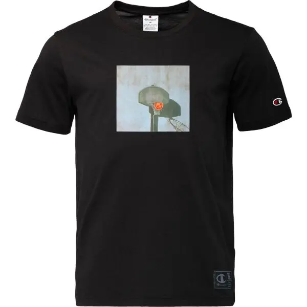 Champion Champion SS TEE Мъжка тениска, черно, размер