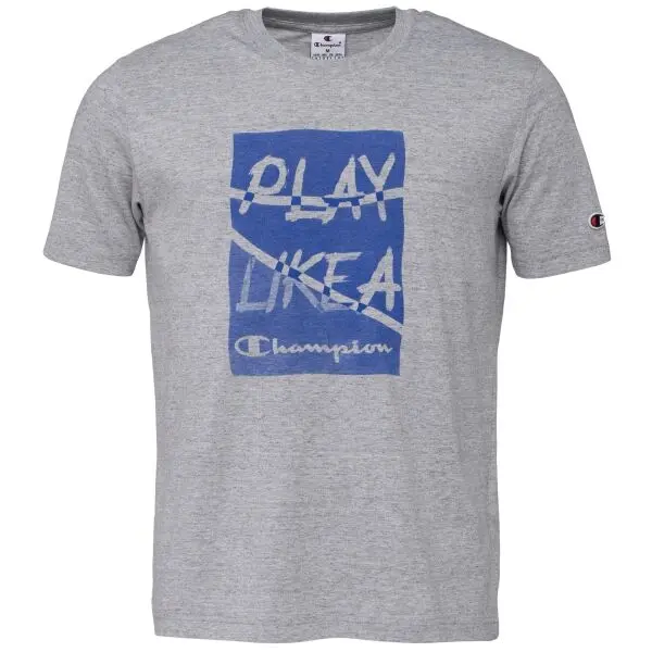 Champion Champion SS TEE Мъжка тениска, сиво, размер