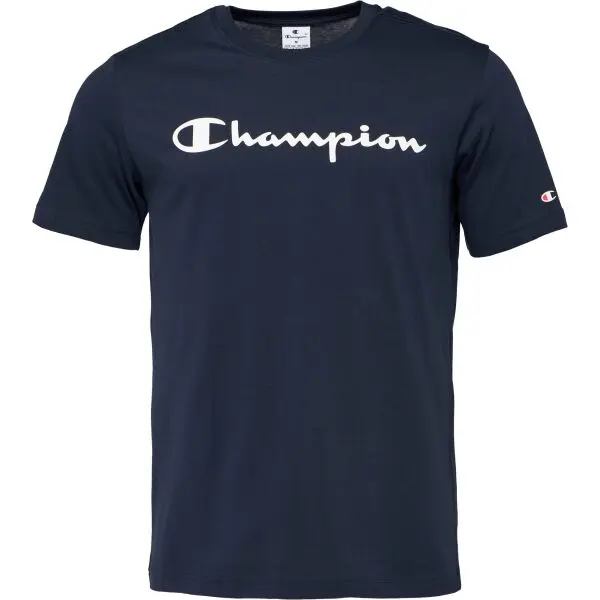 Champion Champion SS TEE Мъжка тениска, тъмносин, размер