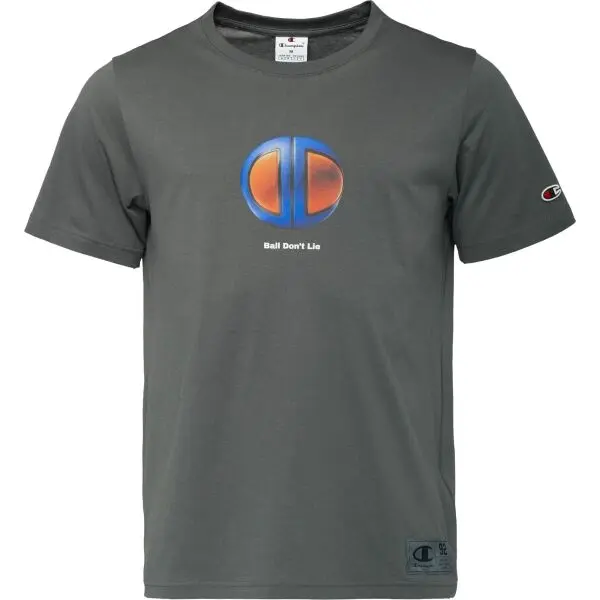 Champion Champion SS TEE Мъжка тениска, тъмносиво, размер
