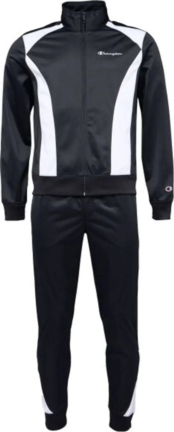 Champion Champion TRACKSUIT Мъжки спортен комплект, черно, размер
