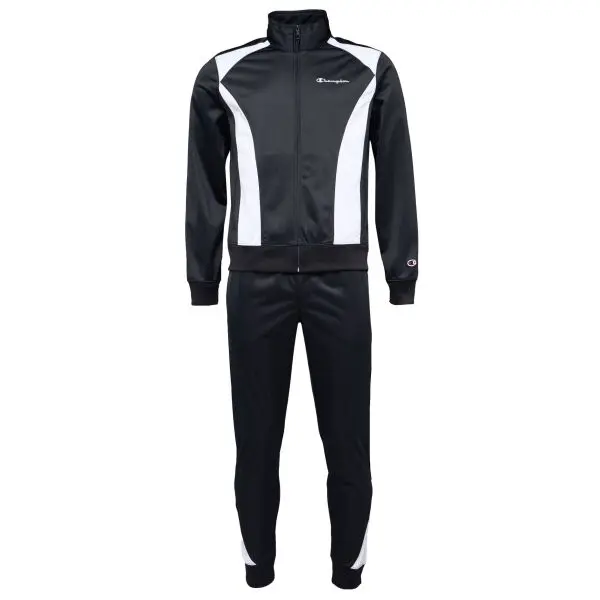 Champion Champion TRACKSUIT Мъжки спортен комплект, черно, размер
