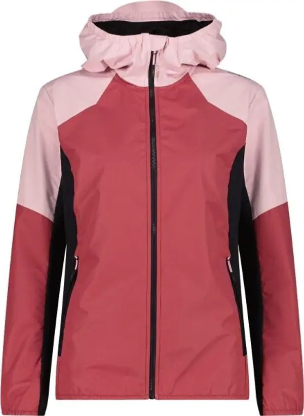 CMP CMP WOMAN JACKET HYBRID FIX HOOD Дамско яке, червено, размер
