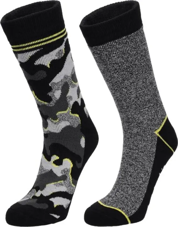Columbia Columbia 2PP CAMOUFLAGE THERMAL CREW Мъжки чорапи, черно, размер