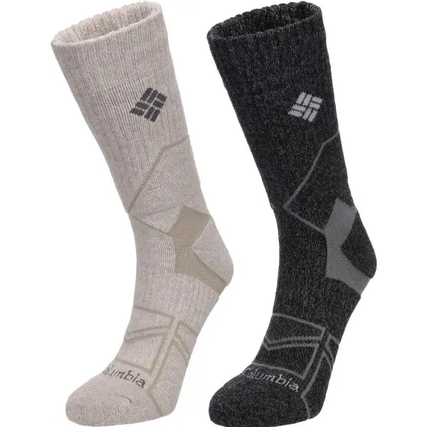Columbia Columbia 2PP HIKE CREW Мъжки чорапи, бежово, размер