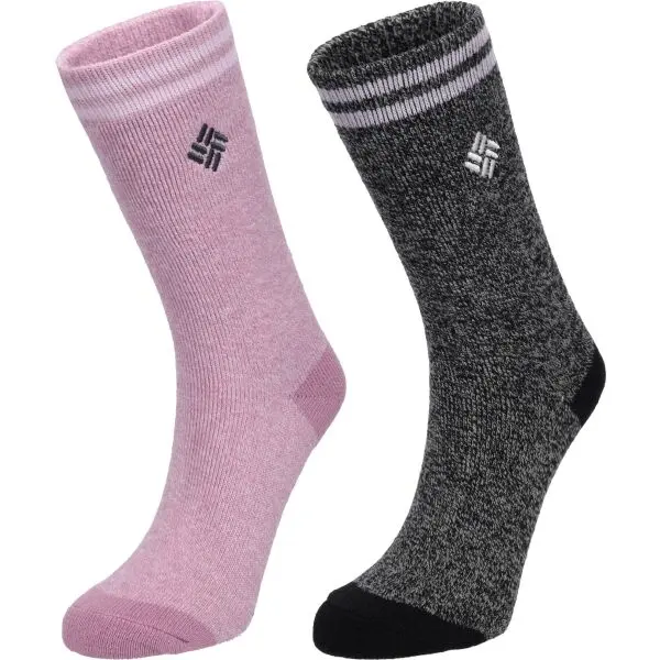 Columbia Columbia 2PP THERMAL CREW Дамски чорапи, черно, размер