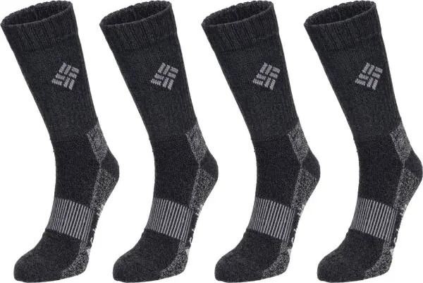 Columbia Columbia 4PP MOISTURE CONTROL Мъжки чорапи, черно, размер