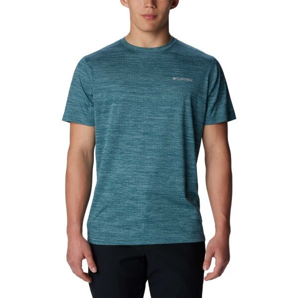 Columbia Columbia ALPINE CHILL™ ZERO SHORT SLEEVE CREW Функционална мъжка  тениска, синьо, размер