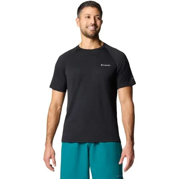 Columbia Columbia ALPINE CHIL™ PRO SS CREW Мъжка спортна тениска, черно, размер