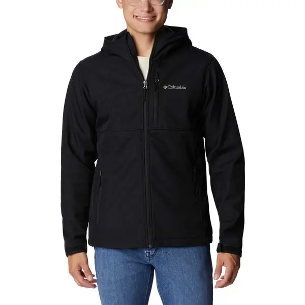 Columbia Columbia ASCENDER II SOFTSHELL HOODED JACKET Мъжко яке от софтшел, черно, размер