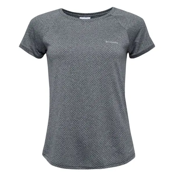 Columbia Columbia BOGATA BAY™ SS TEE Дамска функционална тениска, тъмносиво, размер