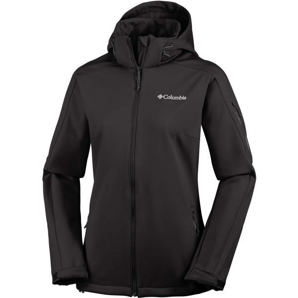 Columbia Columbia CASCADE RIDGE JACKET Дамското софтшелово яке, черно, размер