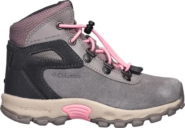 Columbia Columbia CHILDREN NEWTON RIDGE AMPED Детски туристически обувки, сиво, размер 30