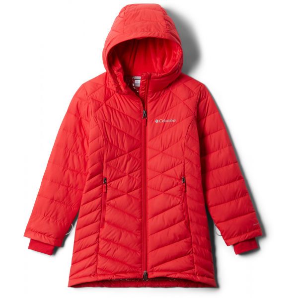 Columbia Columbia G HEAVENLY LONG JACKET Яке за момичета, червено, размер S