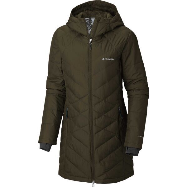 Columbia Columbia HEAVENLY HOODED LONG JACKET Дамско хибридно яке, khaki, размер S