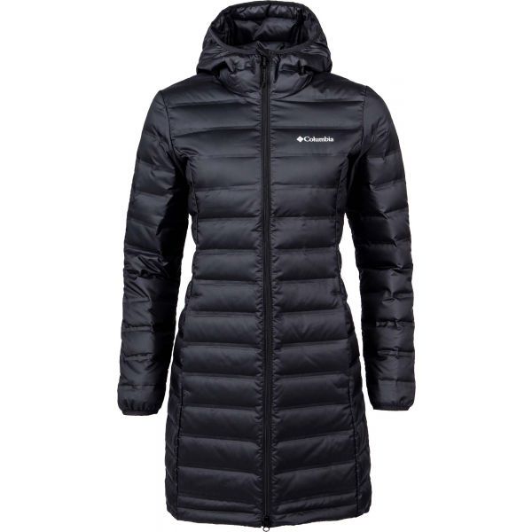 Columbia Columbia LAKE 22 DOWN LONG HOODED JACKET Дамско пухено яке, черно, размер XS