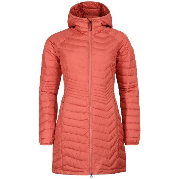 Columbia Columbia POWDER LITE MID JACKET Дамско зимно яке, цвят сьомга, размер S