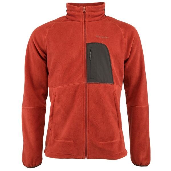 Columbia Columbia RAPID EXPEDITION FULL ZIP FLEECE Мъжки суитшърт, червено, размер S