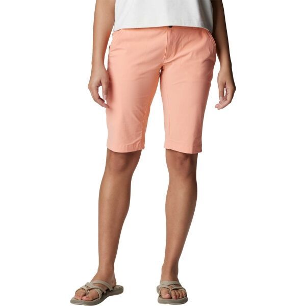 Columbia Columbia SATURDAY TRAIL LONG SHORT Дамски къси панталони, цвят сьомга, размер 8