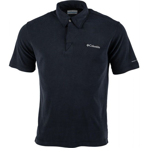 Columbia Columbia SUN RIDGE POLO Мъжка  тениска с яка, черно, размер S