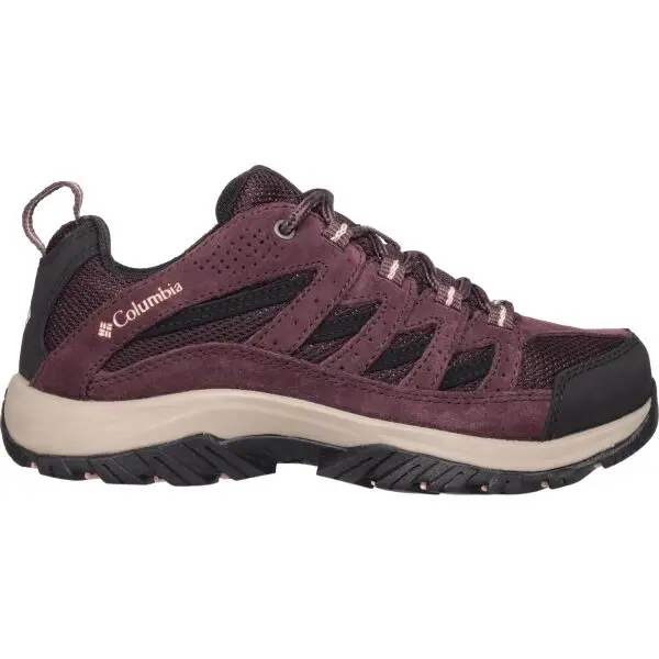 Columbia Columbia CRESTWOOD LOW W Дамски туристически обувки, винен, размер 39.5