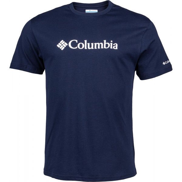 Columbia Columbia CSC BASIC LOGO TEE Мъжка  тениска, тъмносин, размер