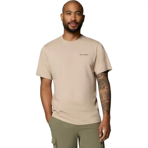 Columbia Columbia CSC™ OUTDOOR BACK GRAPHIC TEE Мъжка памучна тениска, бежово, размер