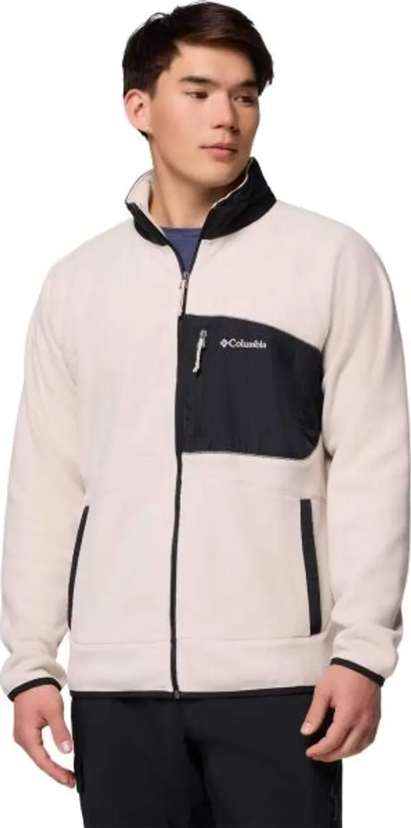 Columbia Columbia FAST TREK OVERLAY FULL ZIP Мъжки суитшърт от флийс, бежово, размер