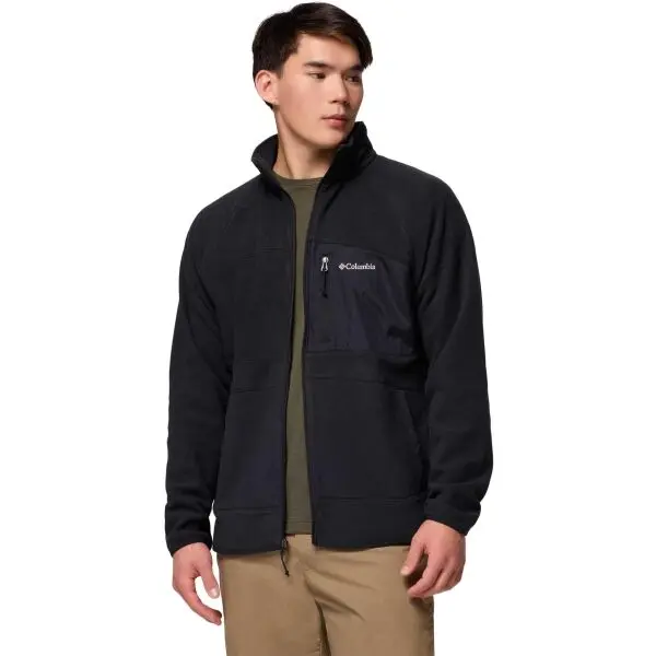 Columbia Columbia FAST TREK OVERLAY FULL ZIP Мъжки суитшърт от флийс, черно, размер