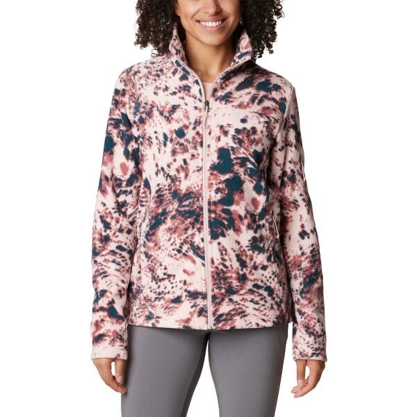 Columbia Columbia FAST TREK PRINTED JACKET Дамско ски  яке, розово, размер