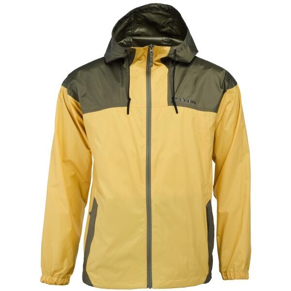 Columbia Columbia FLASH CHALLENGER WINDBREAKER Мъжко леко яке с качулка, златно, размер