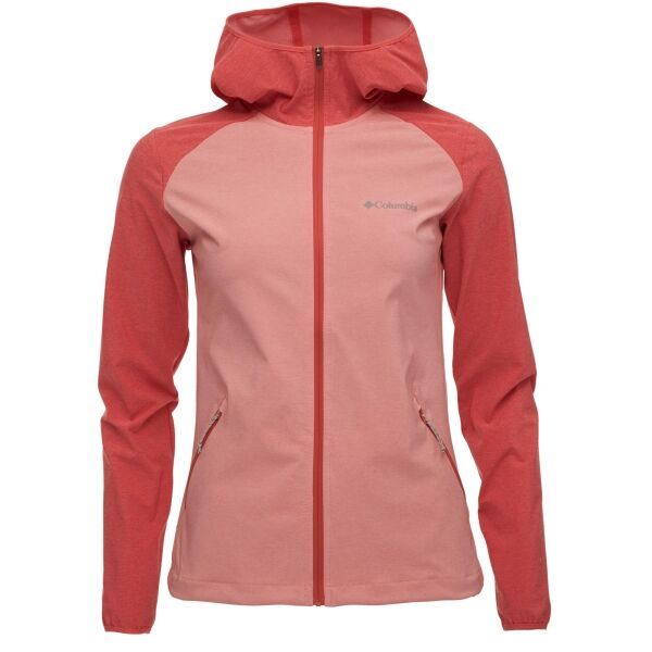 Columbia Columbia HEATHER CANYON HOODDED JACKET Дамско софтшел яке, розово, размер
