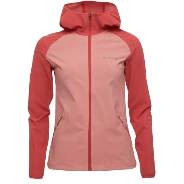 Columbia Columbia HEATHER CANYON HOODDED JACKET Дамско софтшел яке, розово, размер