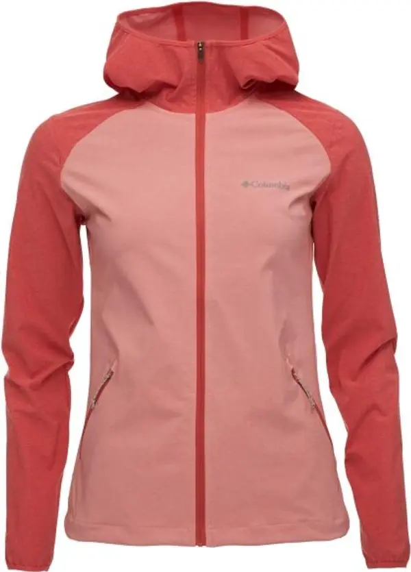Columbia Columbia HEATHER CANYON HOODDED JACKET Дамско софтшел яке, розово, размер