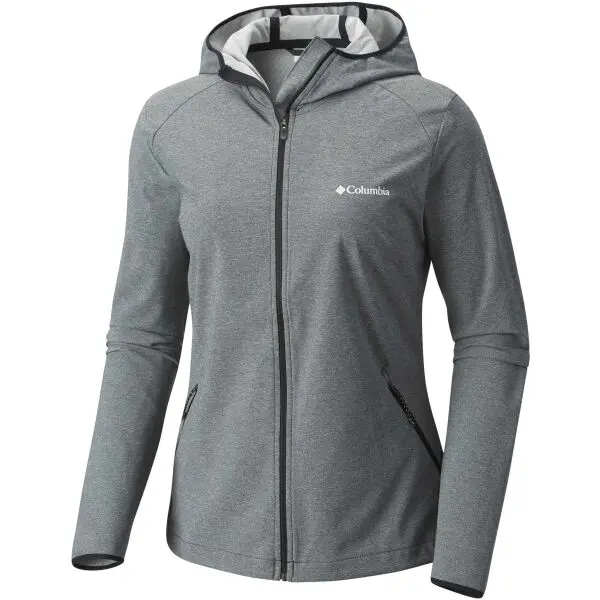 Columbia Columbia HEATHER CANYON HOODDED JACKET Дамско софтшел яке, тъмносиво, размер