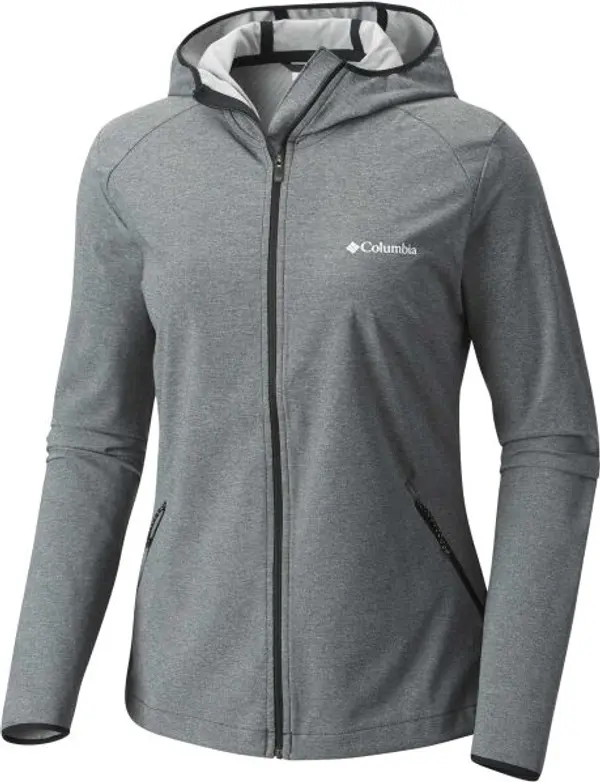 Columbia Columbia HEATHER CANYON HOODDED JACKET Дамско софтшел яке, тъмносиво, размер
