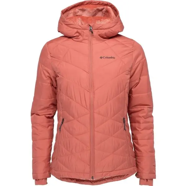 Columbia Columbia HEAVENLY HOODED JACKET Дамско  зимно яке, цвят сьомга, размер