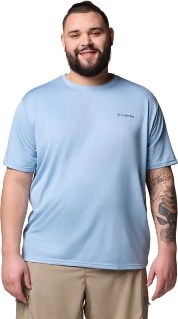 Columbia Columbia HIKE CREW Мъжка тениска, светлосиньо, размер